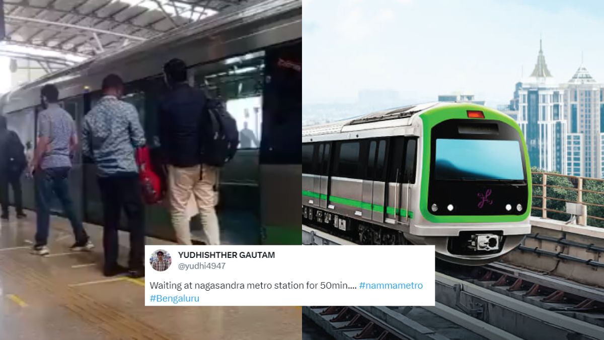 Bengaluru Green Line Metro Service Disrupted Due To Technical Glitch; Netizens Shared Their Ordeal 